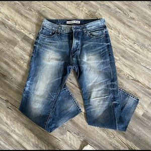 Express Men’s Jeans Dark/Faded Wash Classic Fit